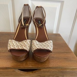 White House Black Market 4 inch wedges